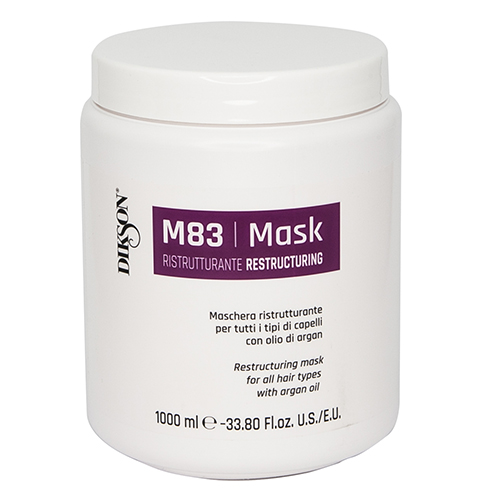 Восстанавливающая маска для всех типов волос с аргановым маслом - Dikson Mask Ristrutturante M83