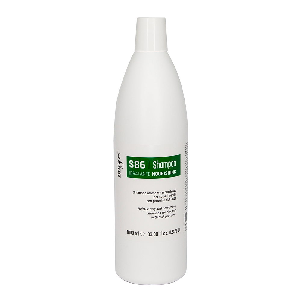 Увлажняющий и питательный шампунь для сухих волос с протеинами молока - Dikson Shampoo  Nourishing S86