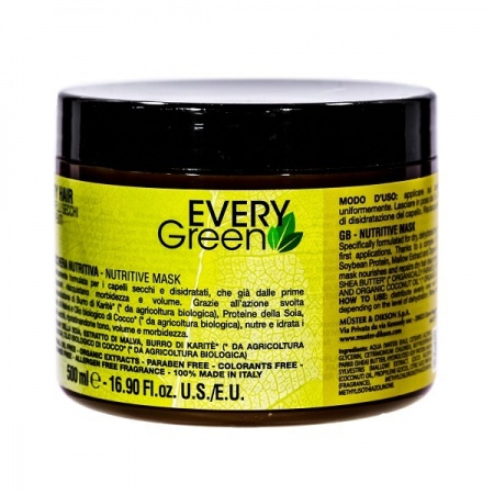 Маска для сухих волос - Dikson Every Green Dry Hair  Mashera  Nutriente