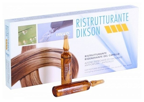 Реструктурирующий комплекс для восстановления поврежденных волос - Dikson Ristrutturante