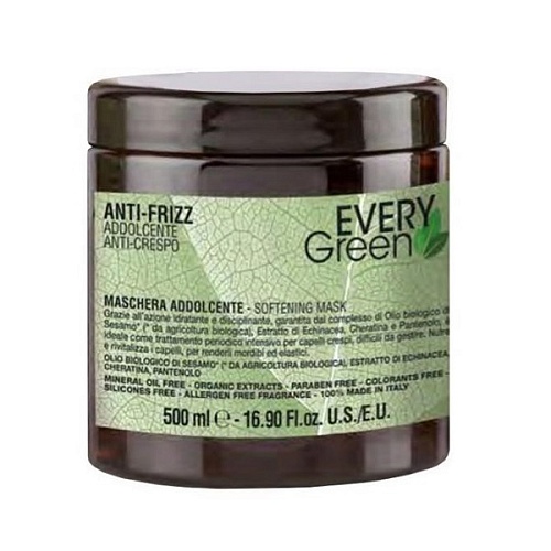 Маска для вьющихся волос - Dikson Every Green Anti-Frizz Mashera Idratante